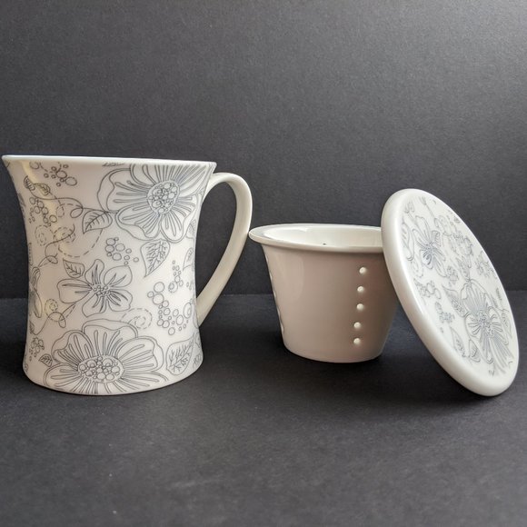 Teavana Dining Host Pick Linea Poppy Tea Infuser Mug Poshmark
